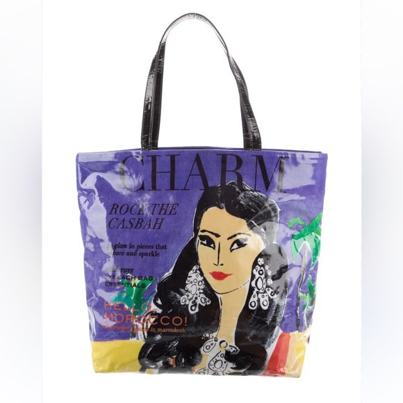 kate spade Handbags - RARE vintage used Kate Spade Rock the Casbah Purple Tote Bag